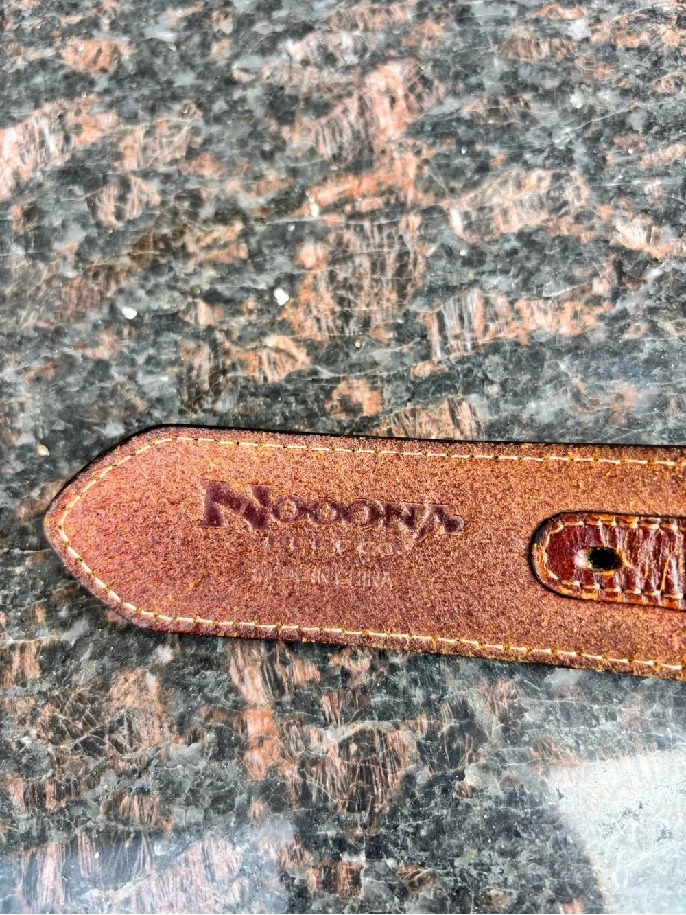 Nocona Pro Series Men's Western Belt Calf Hair  SKU: N2506808